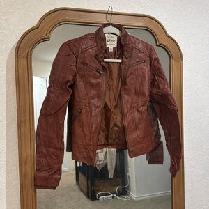 Faux Leather Jacket